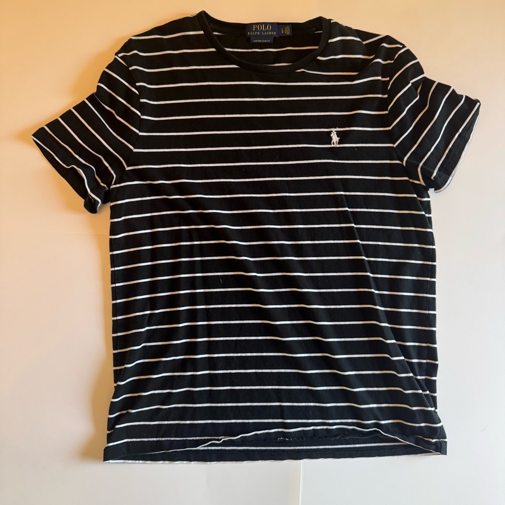 Polo by Ralph Lauren‎ Black Striped Shirt